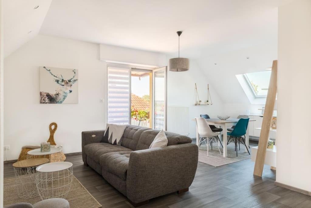 Appartement Climatise 70 M2, Proximite De Colmar Sainte-Croix-en-Plaine Екстериор снимка