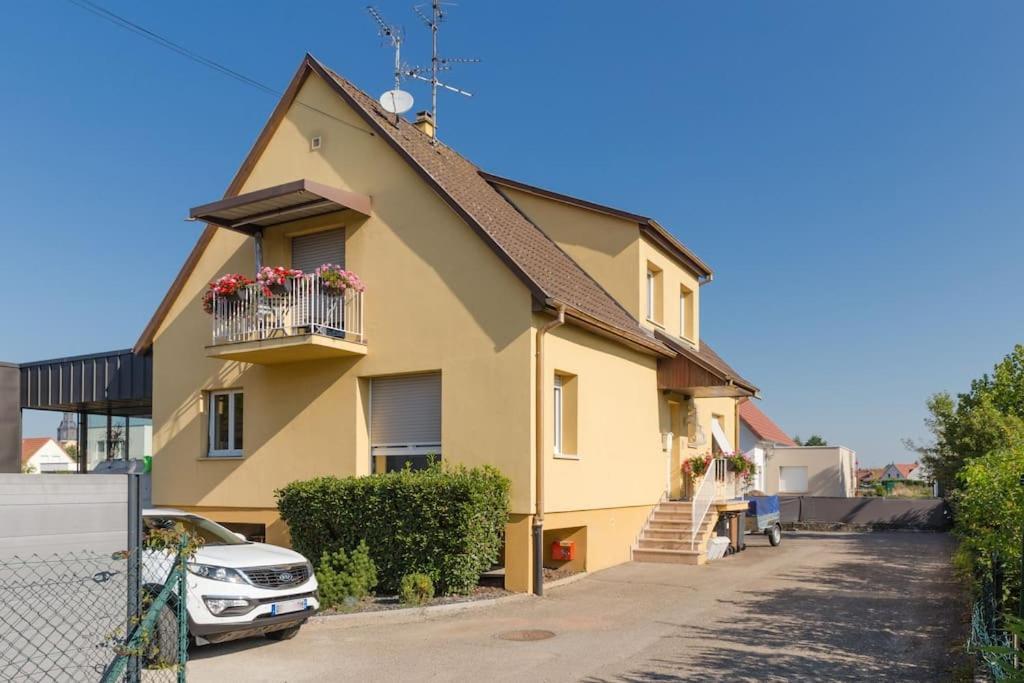 Appartement Climatise 70 M2, Proximite De Colmar Sainte-Croix-en-Plaine Екстериор снимка